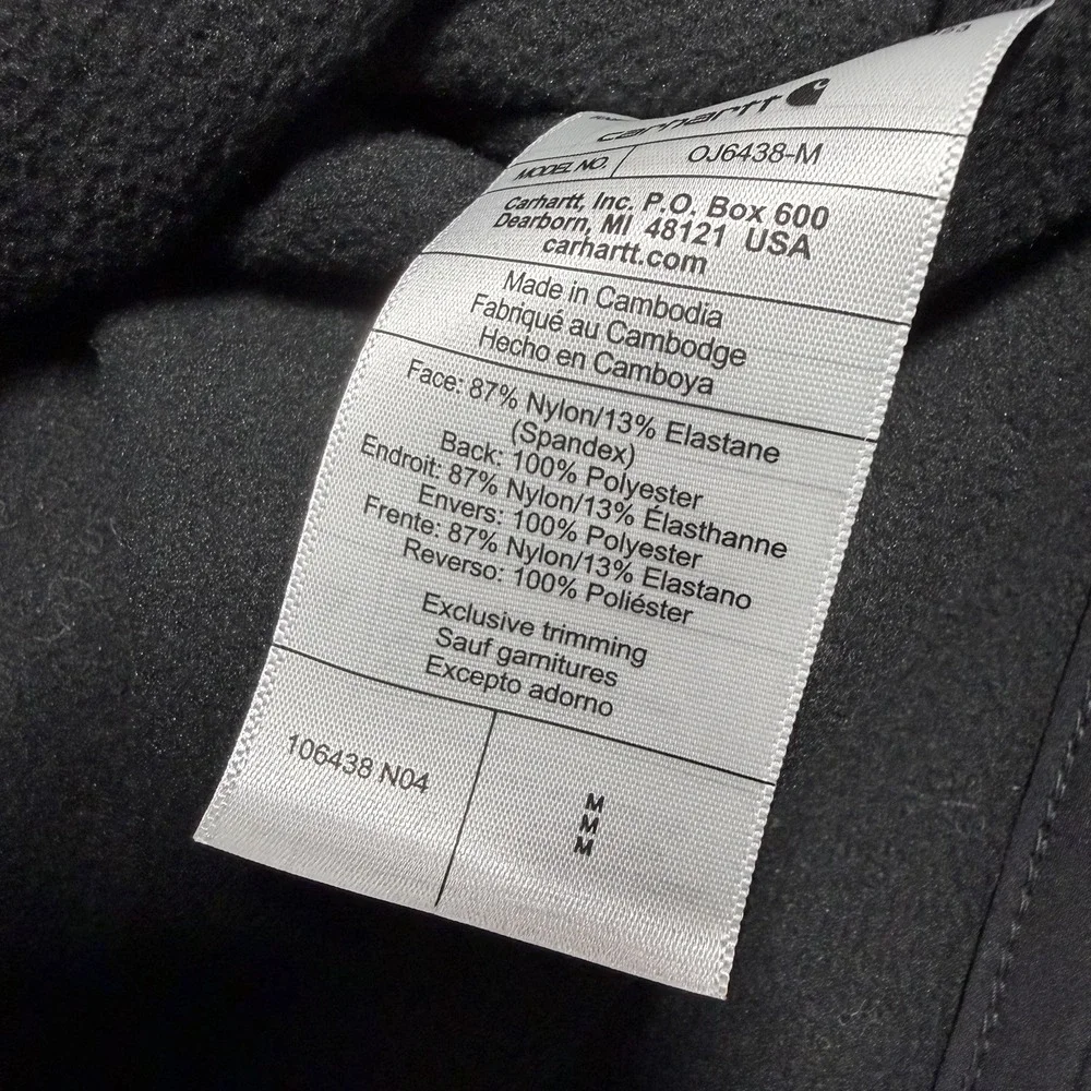 Carhartt Rain Defender Relaxed Fit Lightweight Jacket Men's Medium 0J6438-M New - Picture 5 of 9
